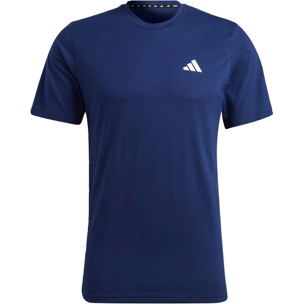 image:imageadidas Mens Essentials Feelready Training TShirtDark BlueWhite