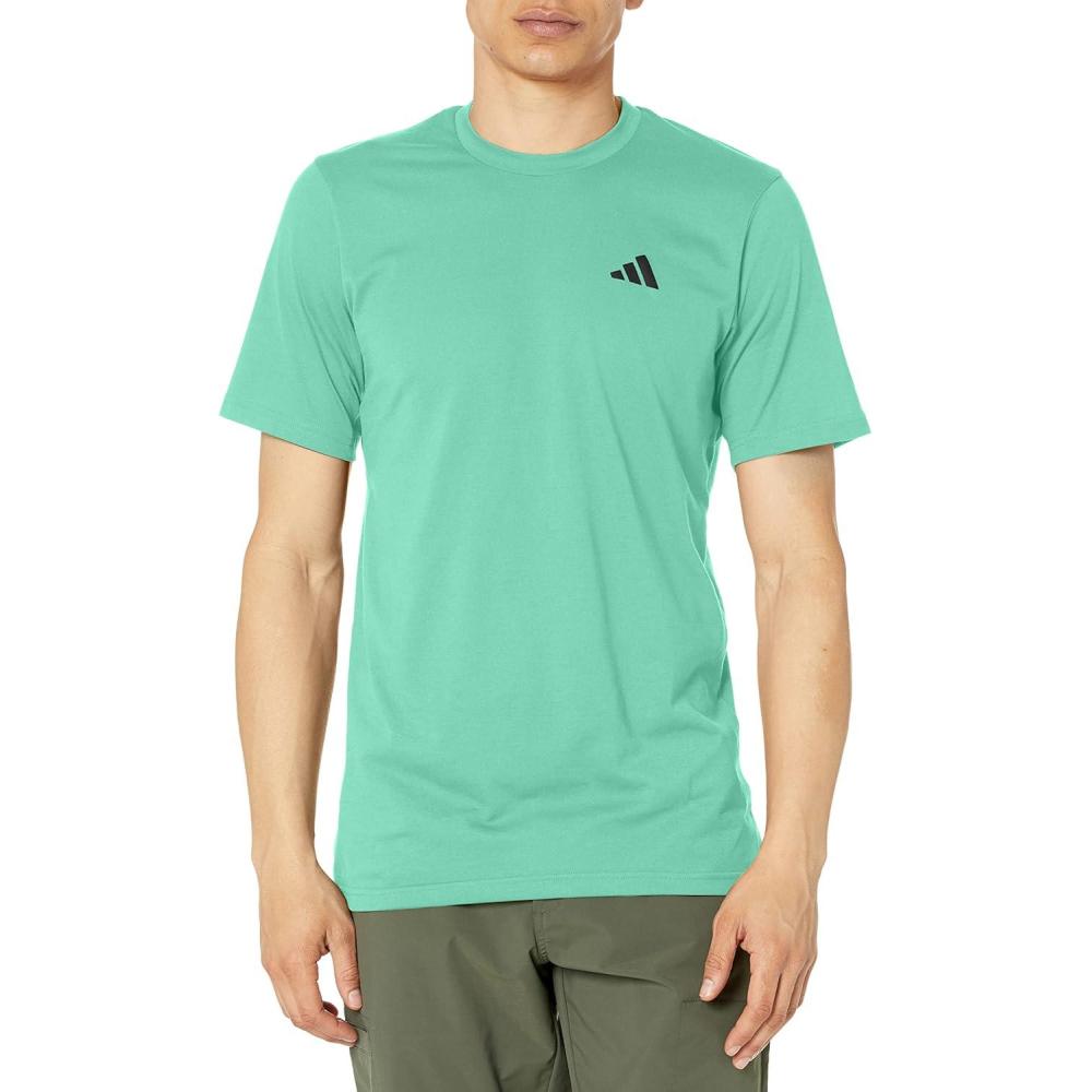 image:imageadidas Mens Essentials Feelready Training TShirtEasy GreenBlack