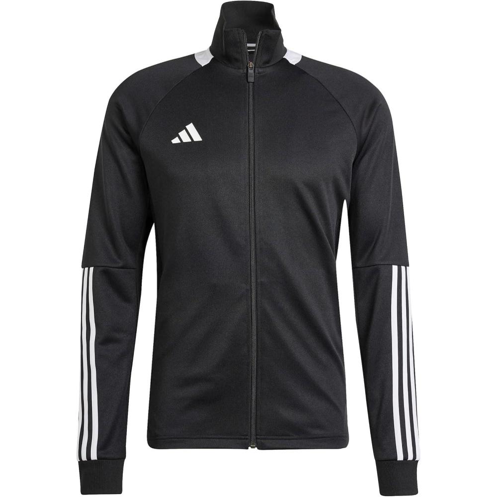 image:imageadidas Mens Sereno Cut 3Stripes Slim Track JacketBlackWhite