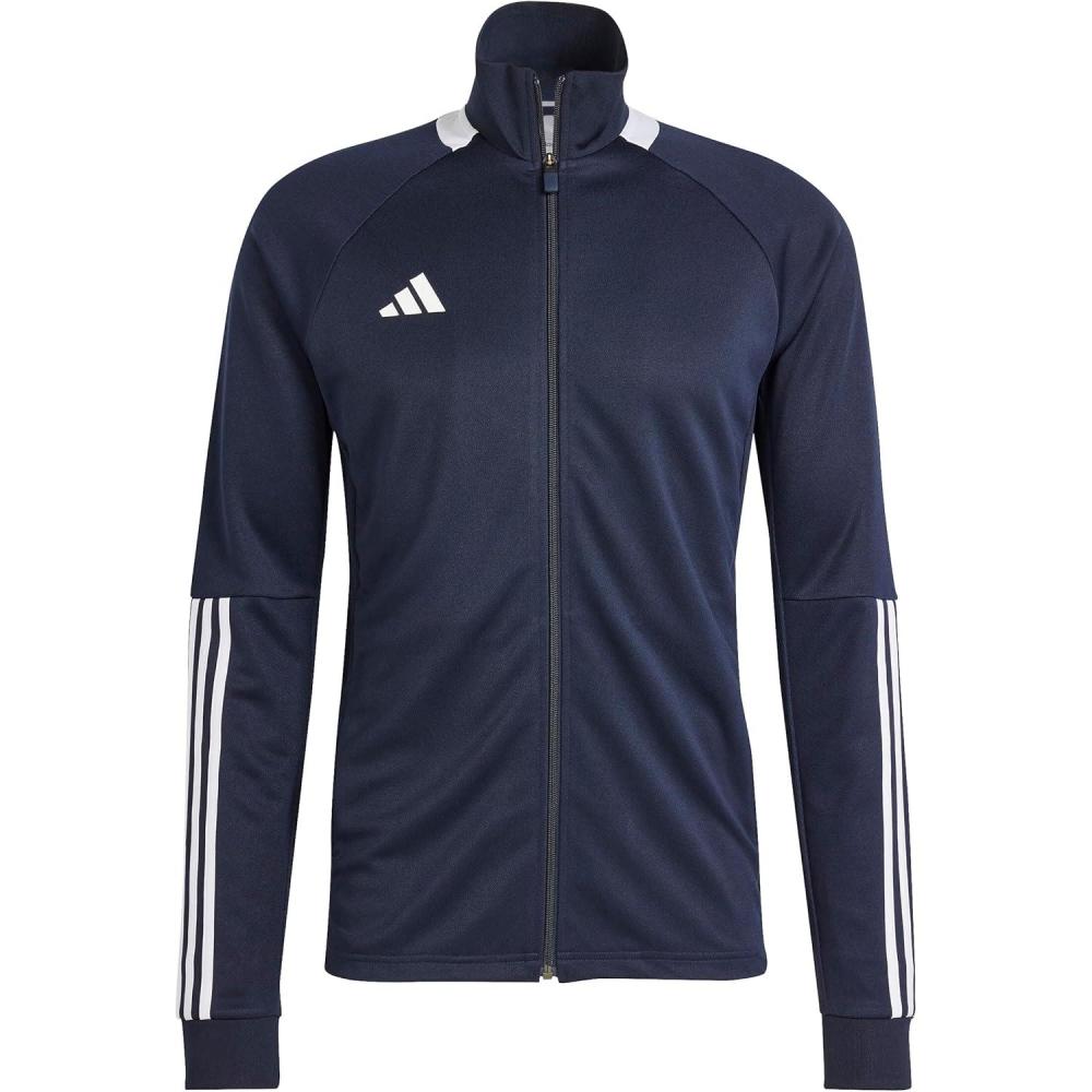 image:imageadidas Mens Sereno Cut 3Stripes Slim Track JacketInkWhite