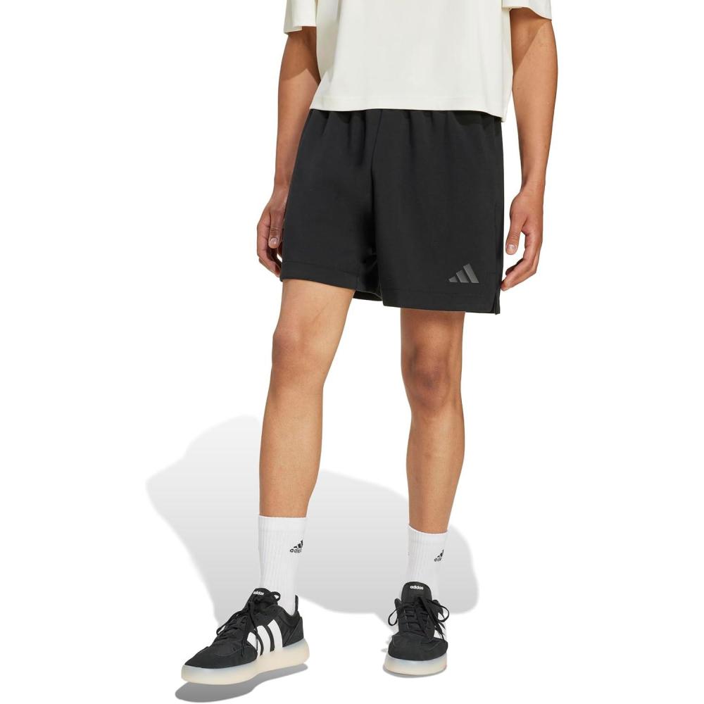 image:imageadidas Mens Soft Lux Loose ShortsBlack
