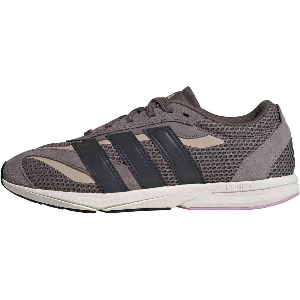 image:imageadidas Womens Lightblaze Lp Lace Up Sneakers Shoes Casual GreyCharcoalCarbonBliss Lilac