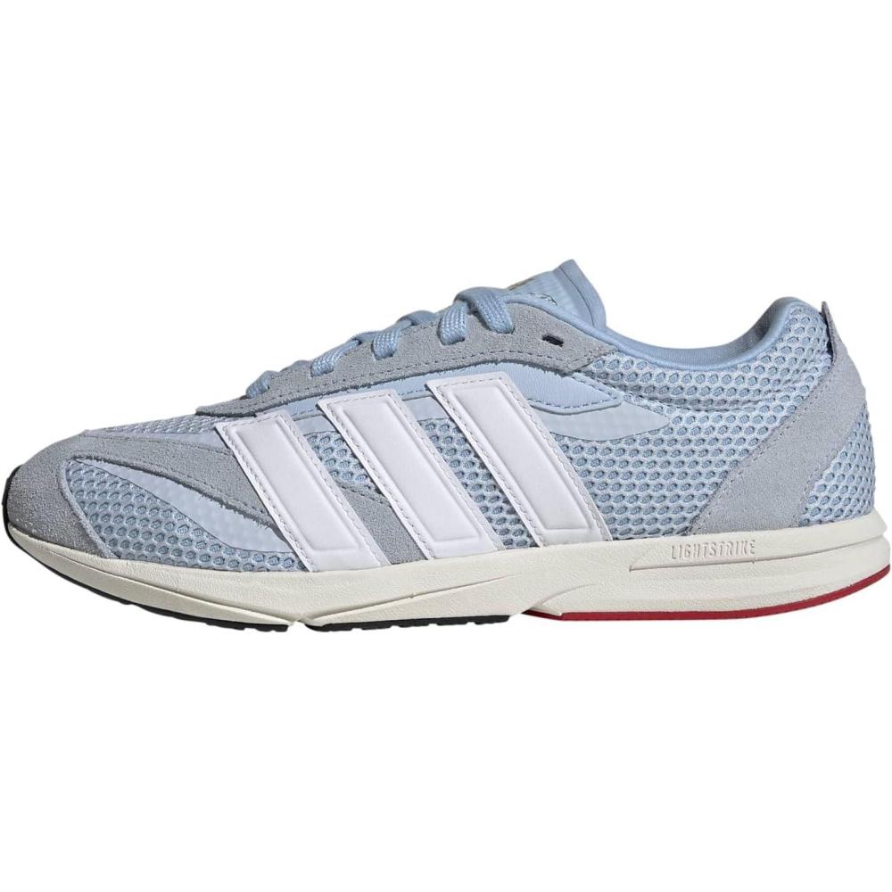image:imageadidas Womens Lightblaze Lp Lace Up Sneakers Shoes Casual GreyClear SkyWhite