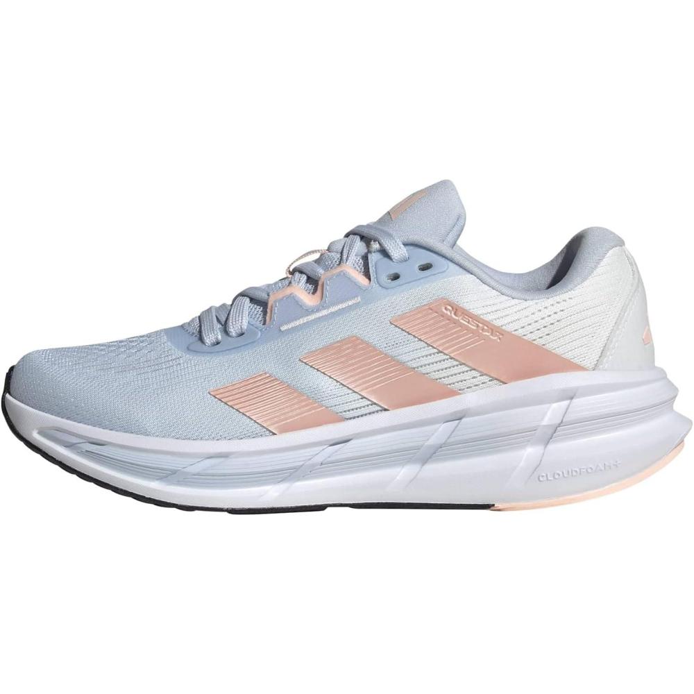 image:imageadidas Womens Questar 3 Running ShoesCrystal SkyClear OrangeHalo Blue