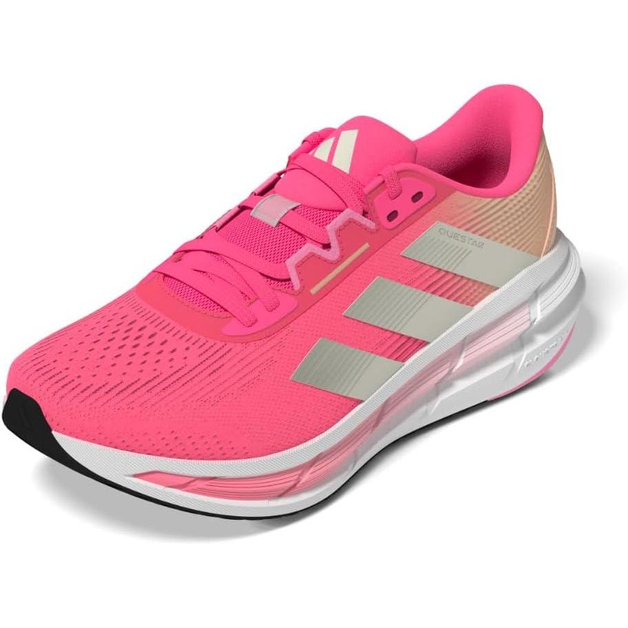 image:imageadidas Womens Questar 3 Running ShoesLucid PinkIvoryPowder Coral