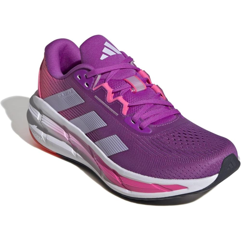 image:imageadidas Womens Questar 3 Running ShoesPurple Burst Purple Tint Lucid Pink
