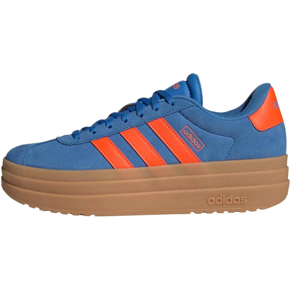 image:imageadidas Womens Vl Court Bold SneakerRay BlueImpact OrangeGum
