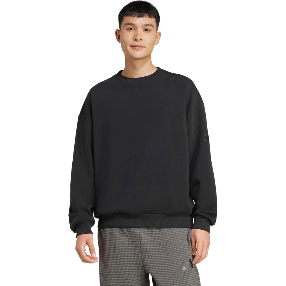 image:imageadidas mens Soft Lux Loose SweatshirtBlack