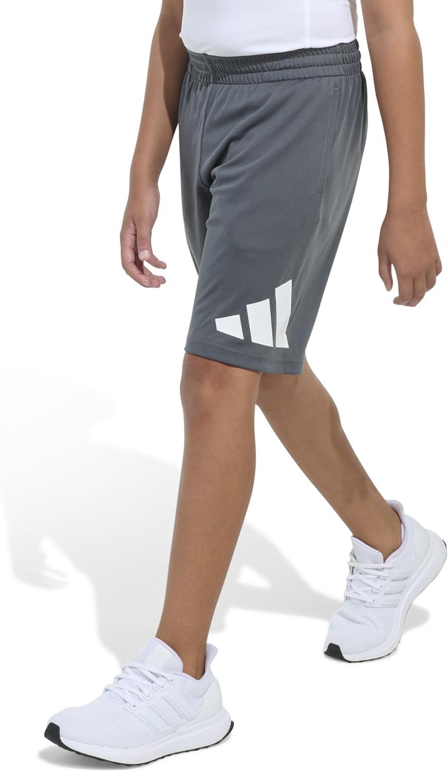 image:imageadidas Boys Essentials Big Logo Active ShortsGrey Six