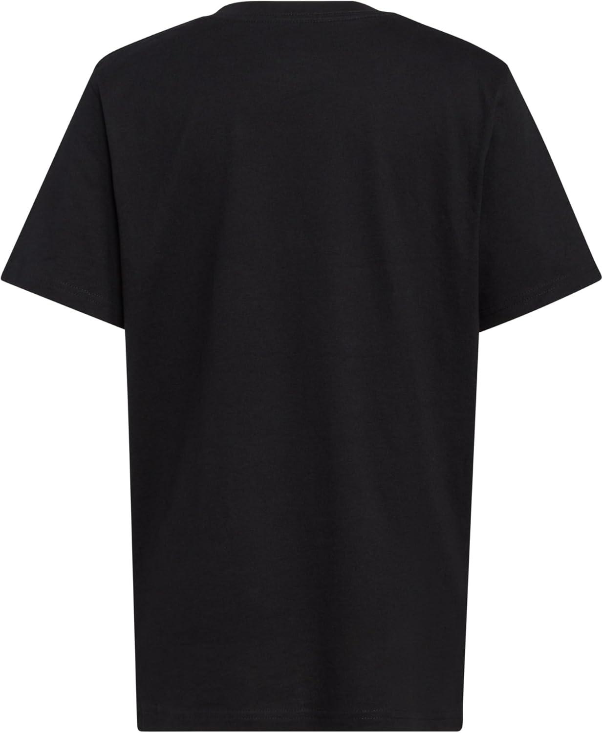 image:imageadidas Boys Short Sleeve Tiger Camo Bos Cotton Tee T ShirtBlack Core