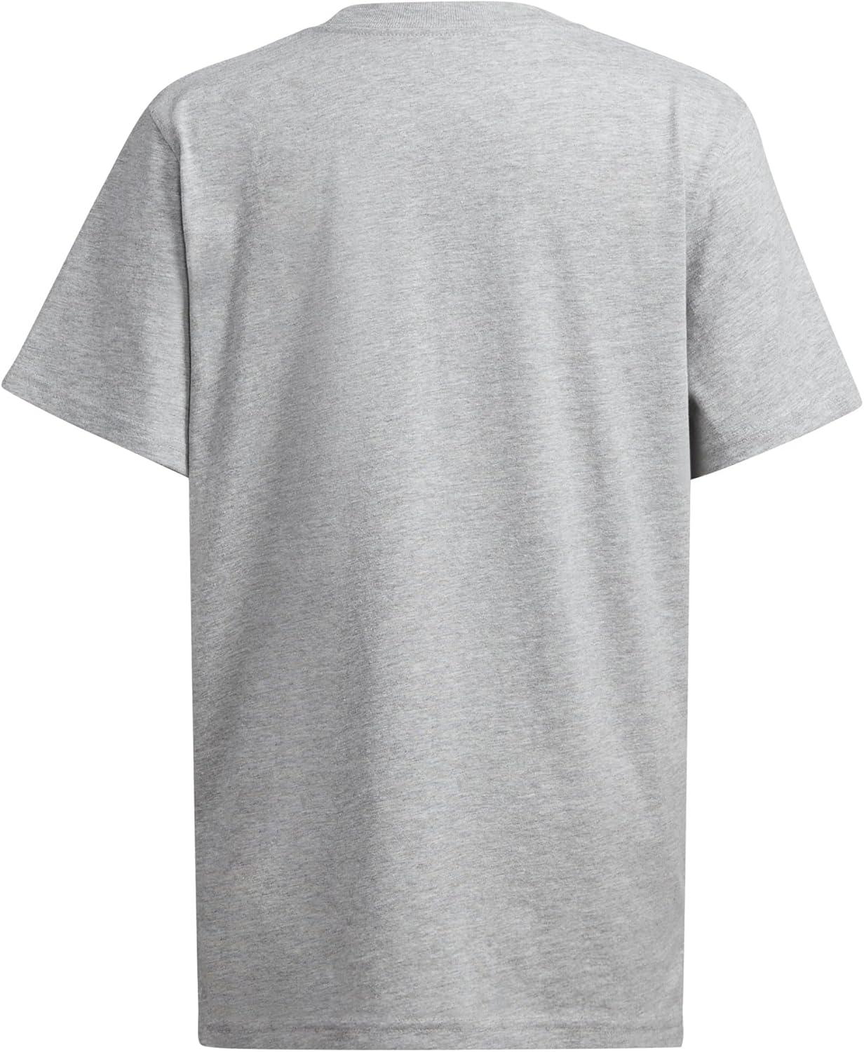 image:imageadidas Boys Short Sleeve Tiger Camo Bos Cotton Tee T ShirtLight Grey Heather