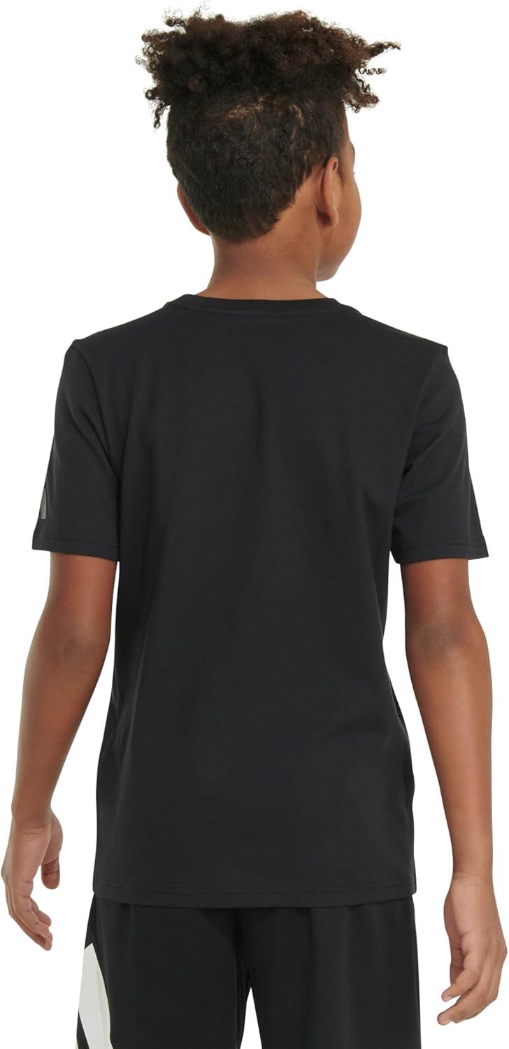 image:imageadidas Boys Short Sleeve Tiger Camo Bos Cotton Tee T ShirtNew Black Football