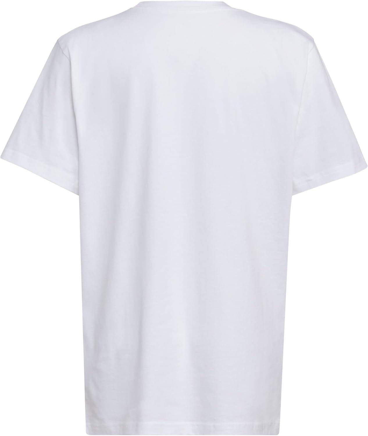 image:imageadidas Boys Short Sleeve Tiger Camo Bos Cotton Tee T ShirtWhite Core