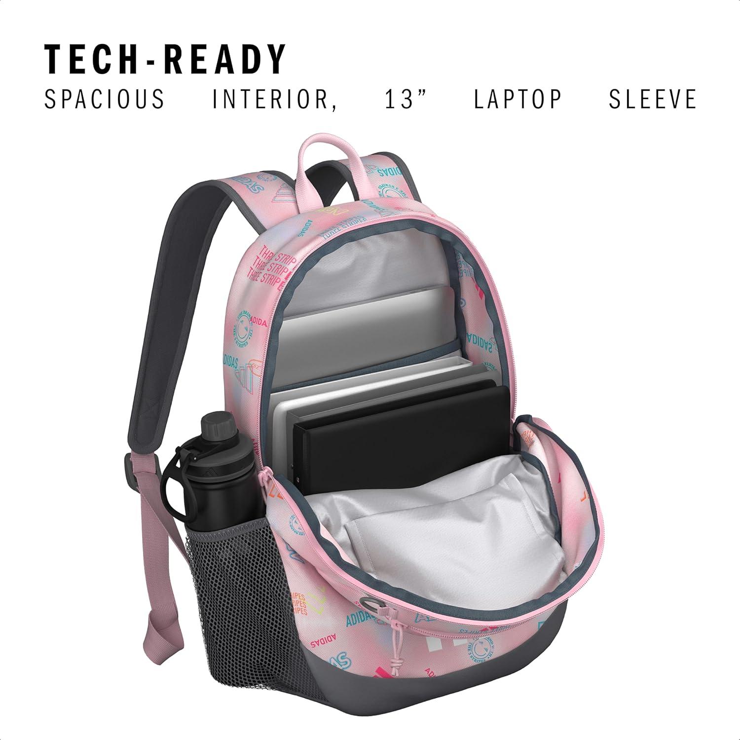 image:imageOriginator Small Backpack for men and women athletic book bag with laptop sleeveAdi Haze Clear PinkClear PinkGrey Four