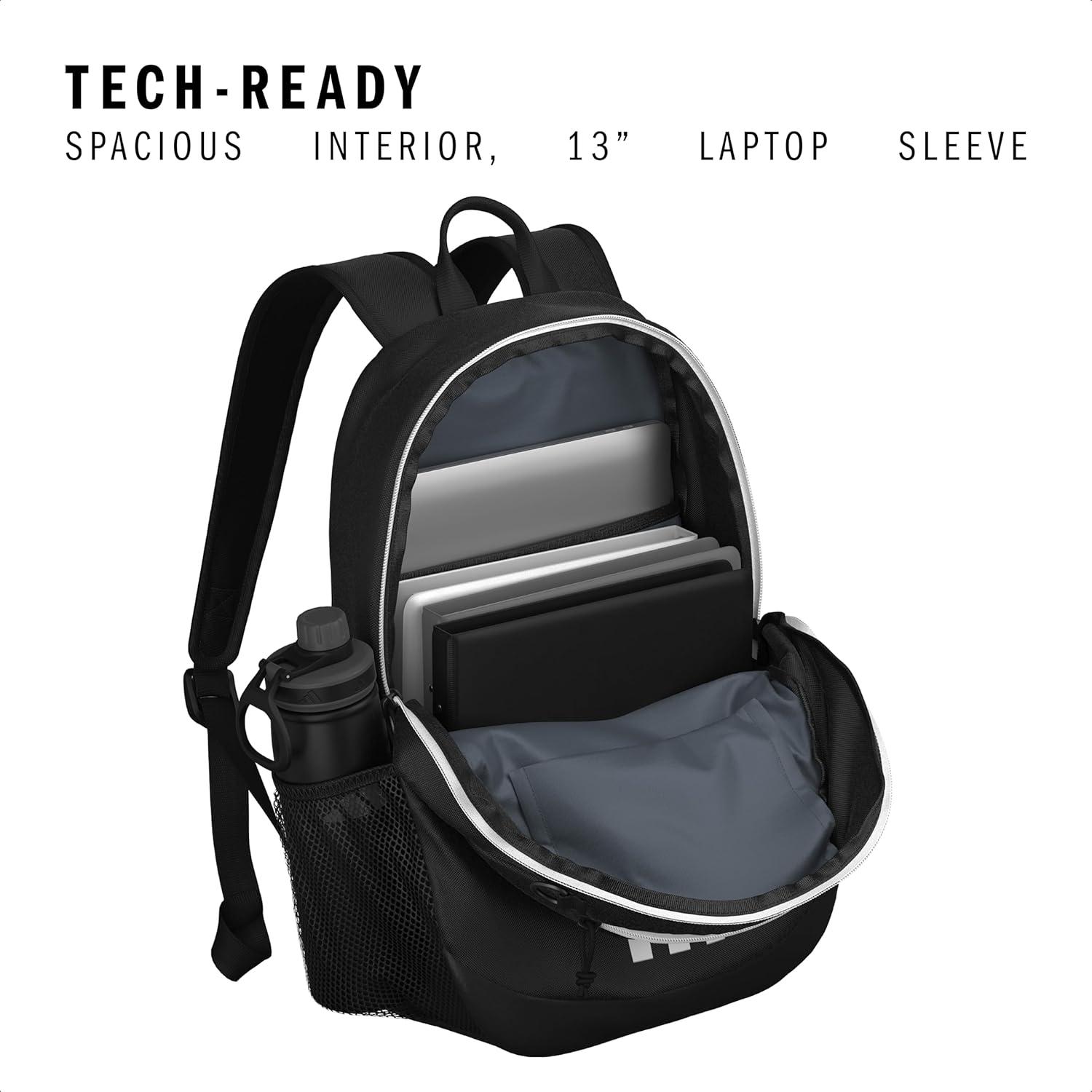 image:imageOriginator Small Backpack for men and women athletic book bag with laptop sleeveBlackWhite