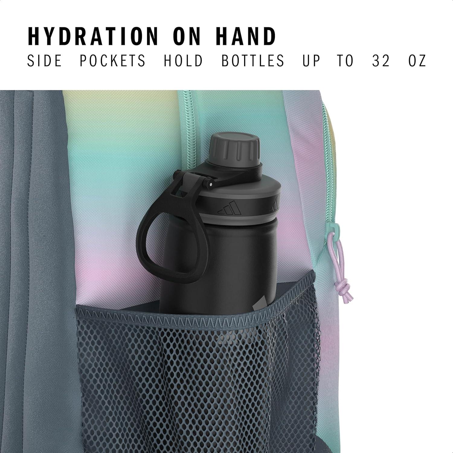 image:imageOriginator Small Backpack for men and women athletic book bag with laptop sleeveGradient Flash AquaSemi Flash Aqua BlueOrchid Fusion Purple
