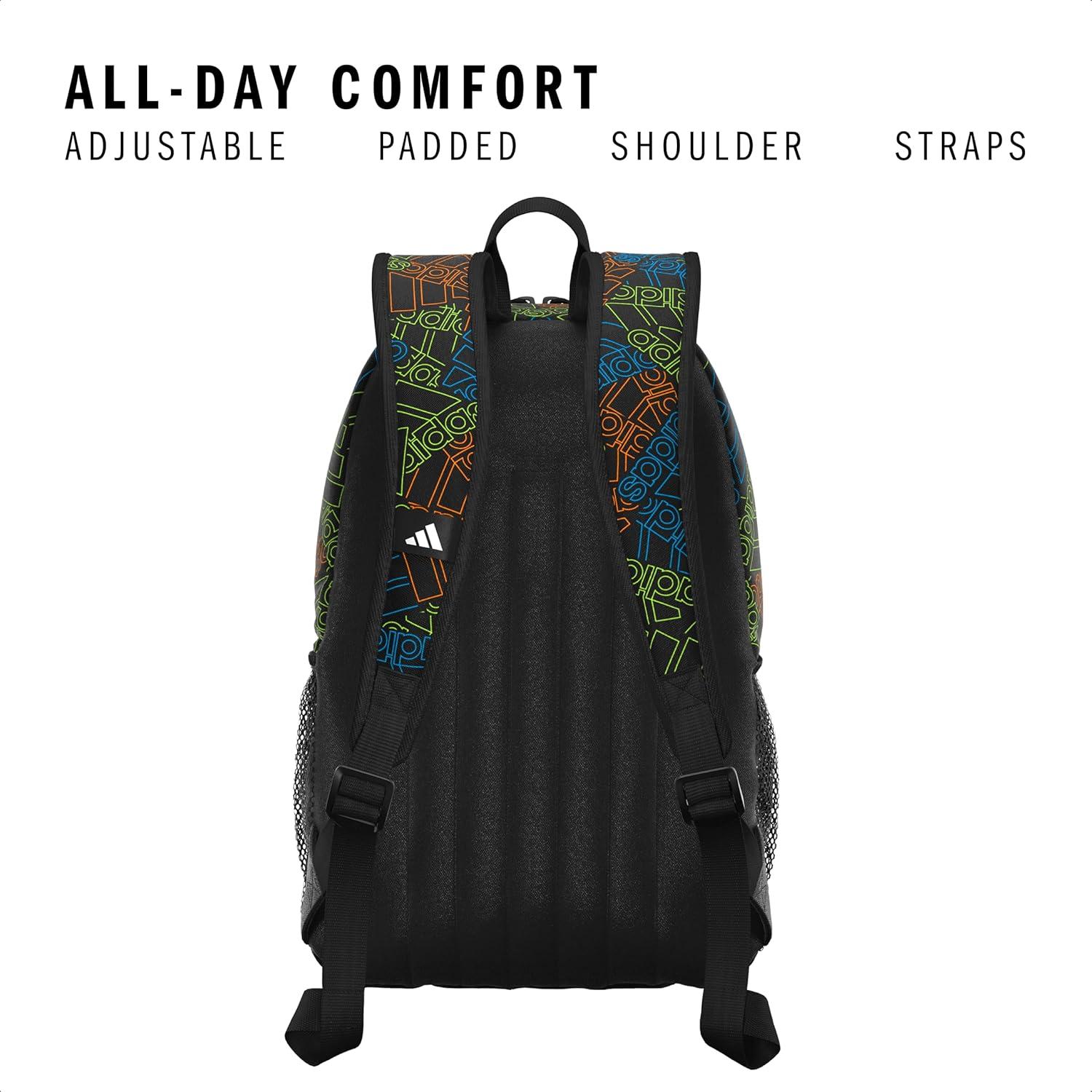image:imageOriginator Small Backpack for men and women athletic book bag with laptop sleeveOutline Bos Toss BlackBlackWhite