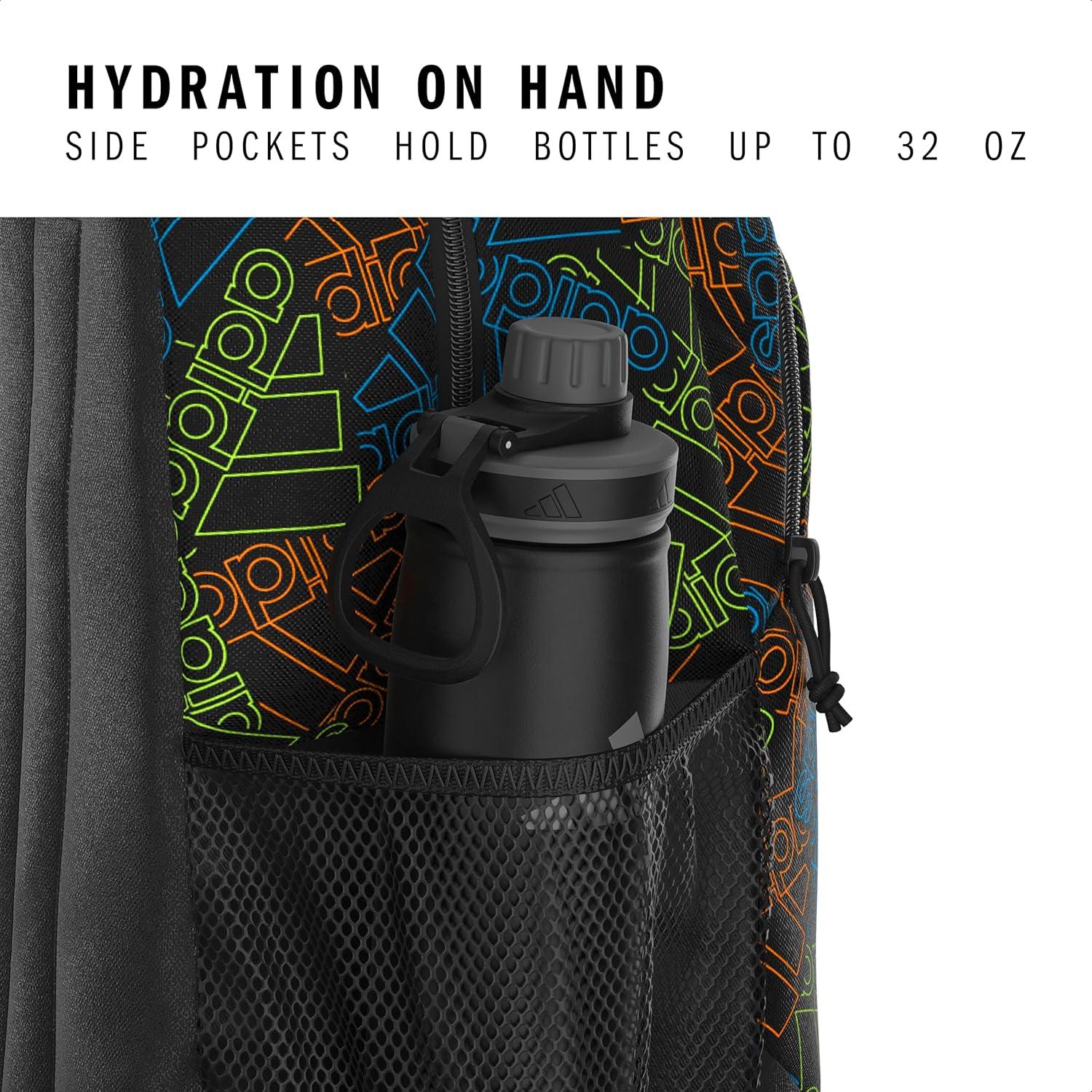 image:imageOriginator Small Backpack for men and women athletic book bag with laptop sleeveOutline Bos Toss BlackBlackWhite