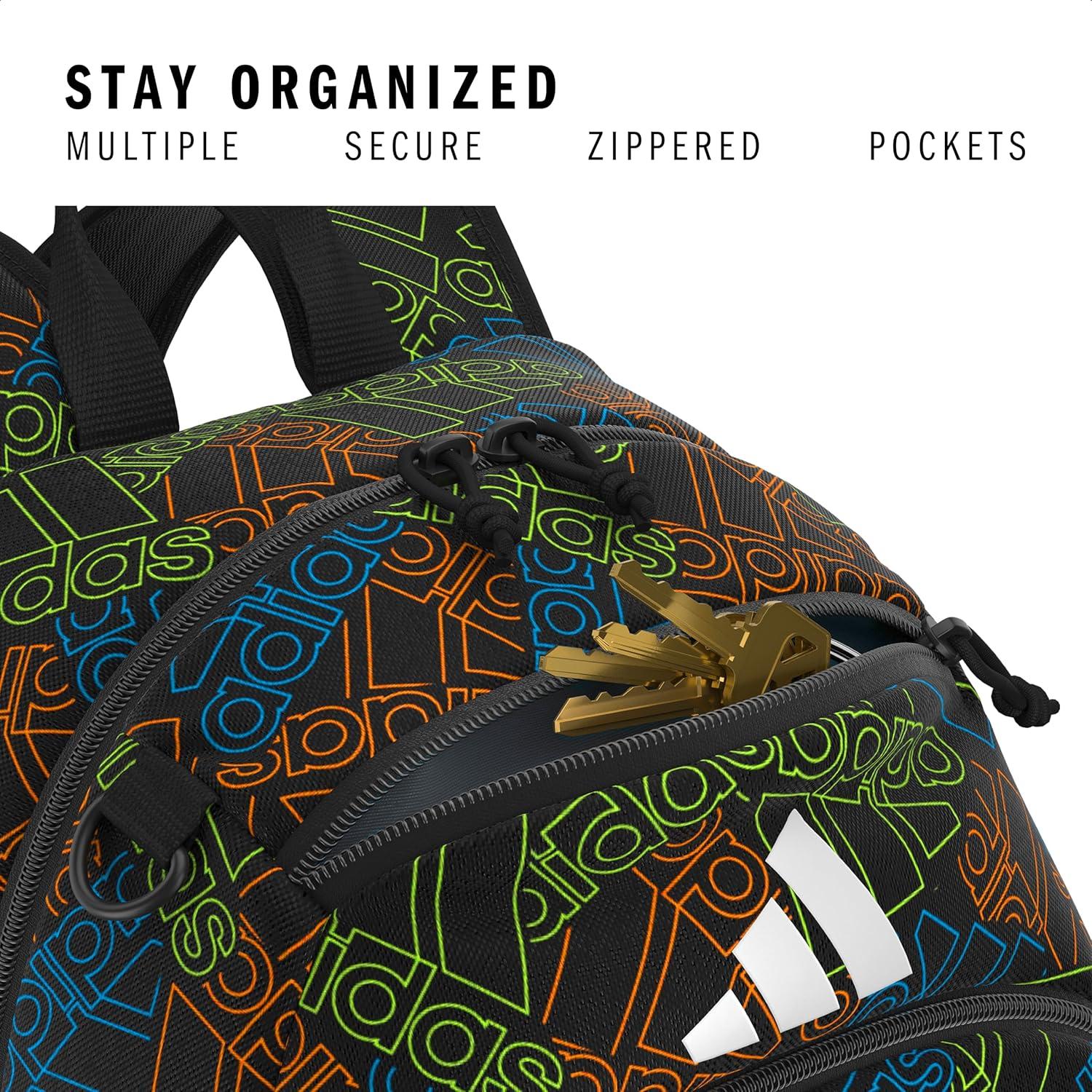 image:imageOriginator Small Backpack for men and women athletic book bag with laptop sleeveOutline Bos Toss BlackBlackWhite