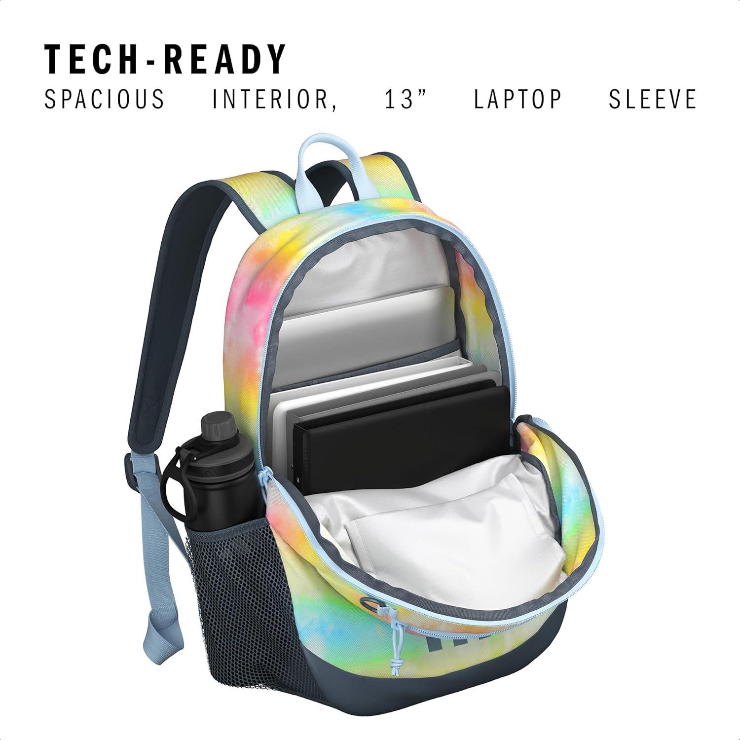 image:imageOriginator Small Backpack for men and women athletic book bag with laptop sleeveStone Wash RainbowClear Sky Blue