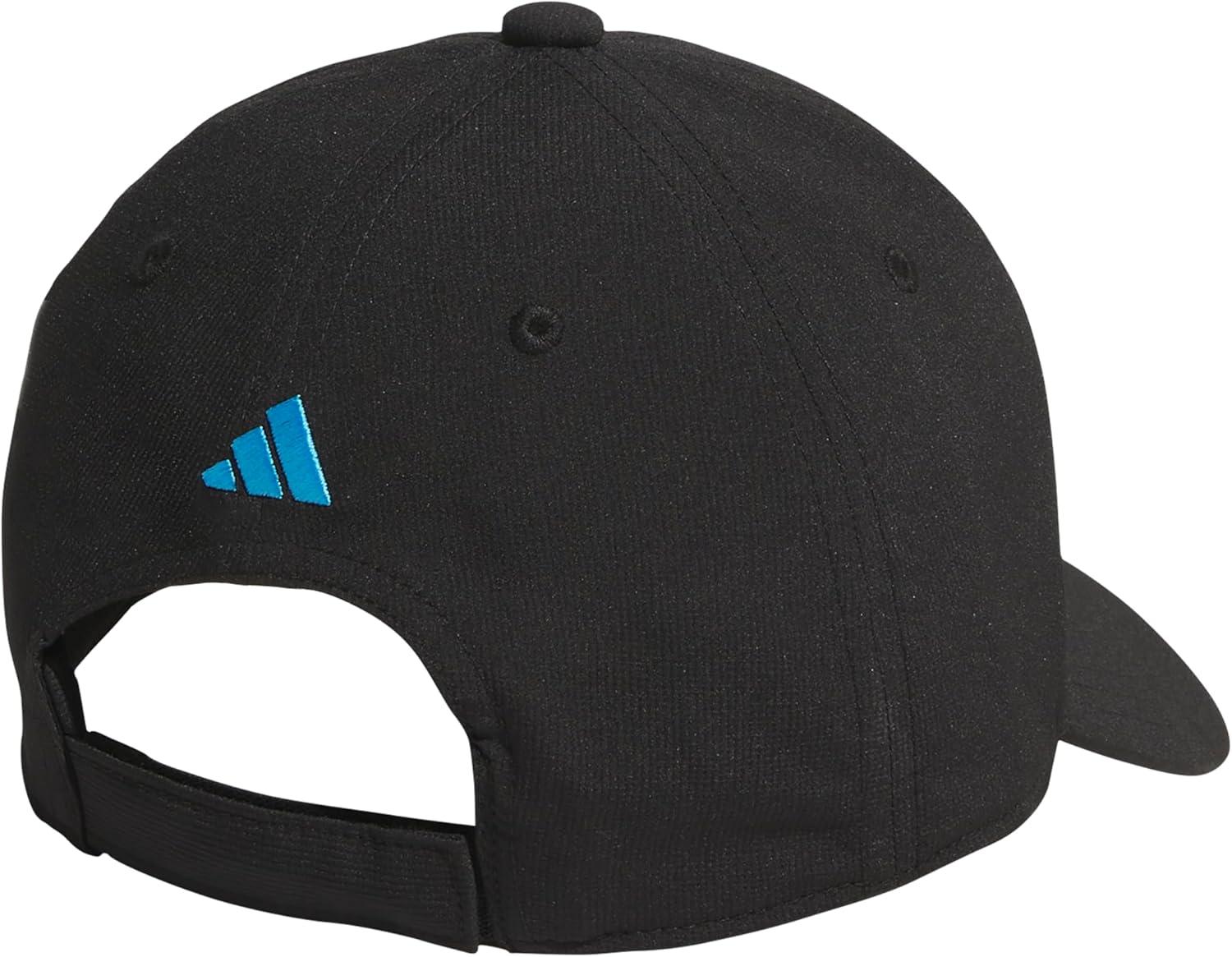 image:imageadidas Unisex Adult Alliance Strapback Hat Baseball Cap for KidsBlackLucid Aquamarine