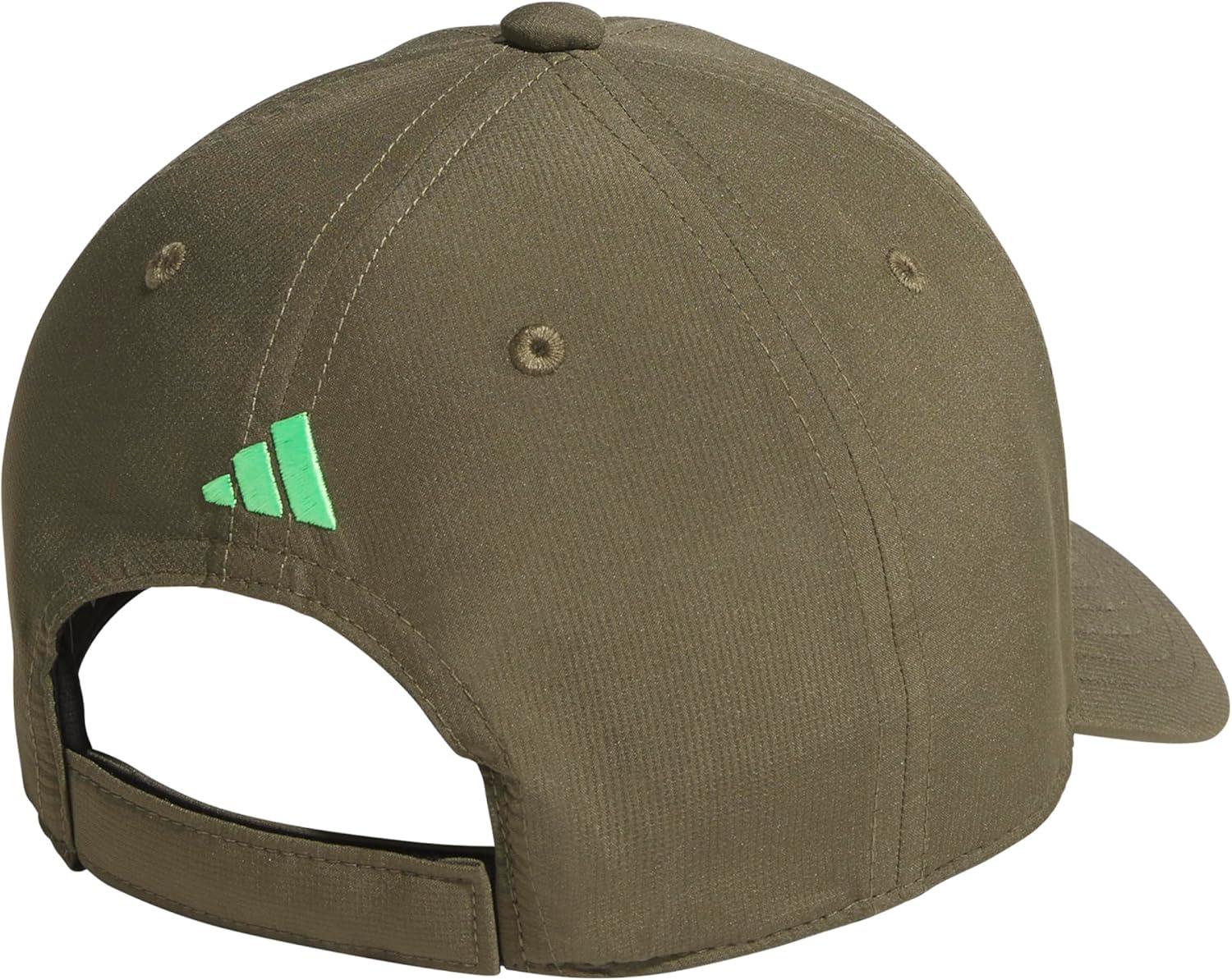 image:imageadidas Unisex Adult Alliance Strapback Hat Baseball Cap for KidsOlive Strata GreenLime Burst Green