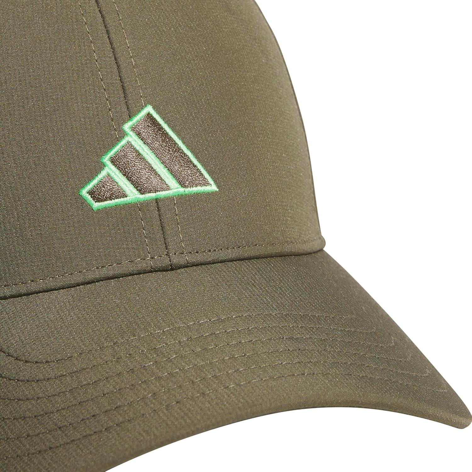 image:imageadidas Unisex Adult Alliance Strapback Hat Baseball Cap for KidsOlive Strata GreenLime Burst Green