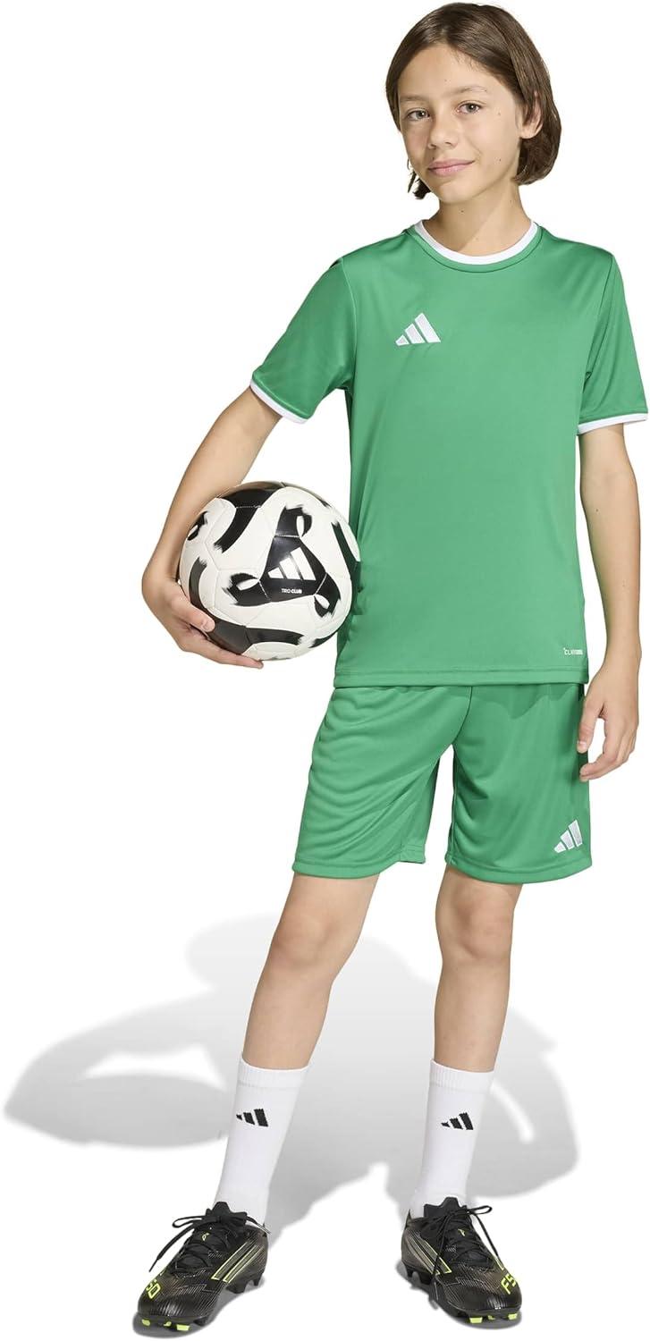 image:imageadidas UnisexChild Entrada 26 ShortsTeam GreenWhite