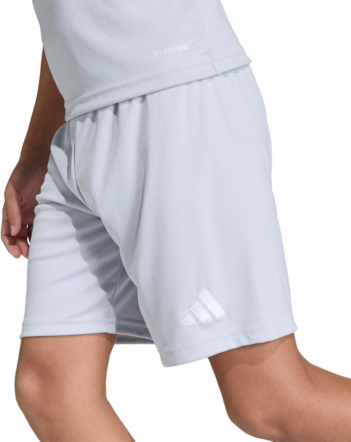 image:imageadidas UnisexChild Entrada 26 ShortsTeam Light GreyWhite