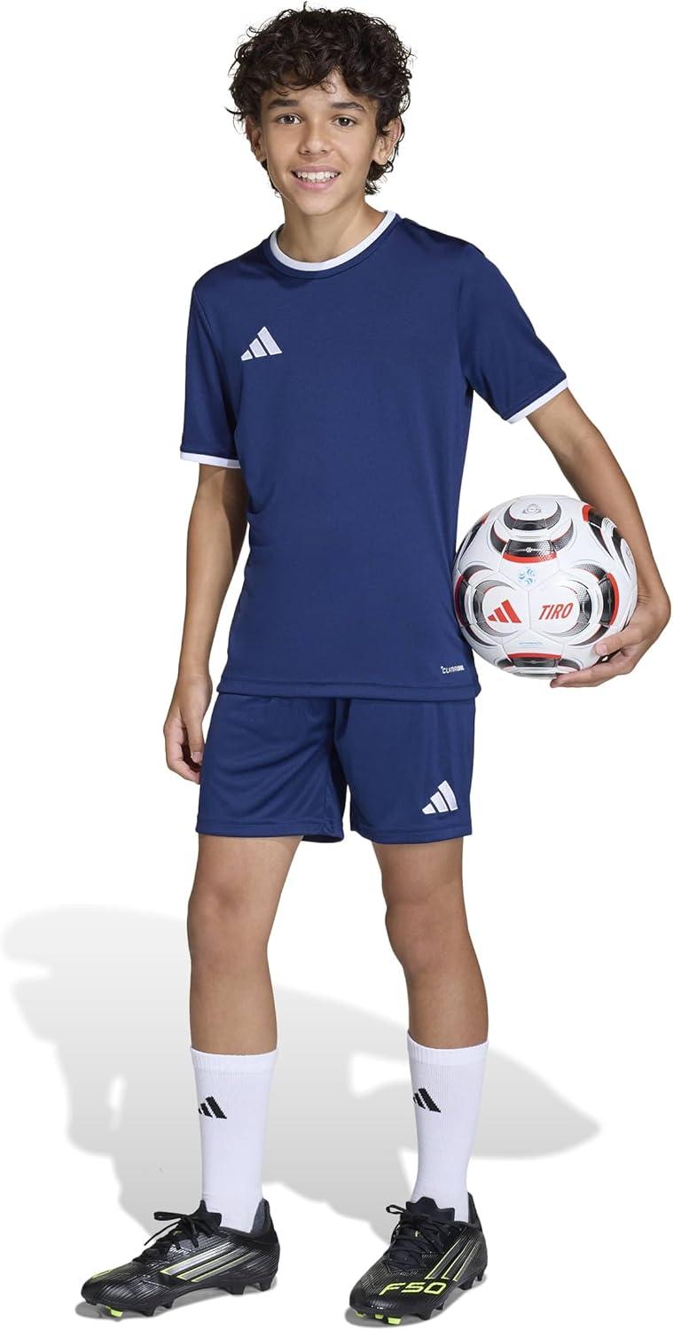 image:imageadidas UnisexChild Entrada 26 ShortsTeam Navy BlueWhite