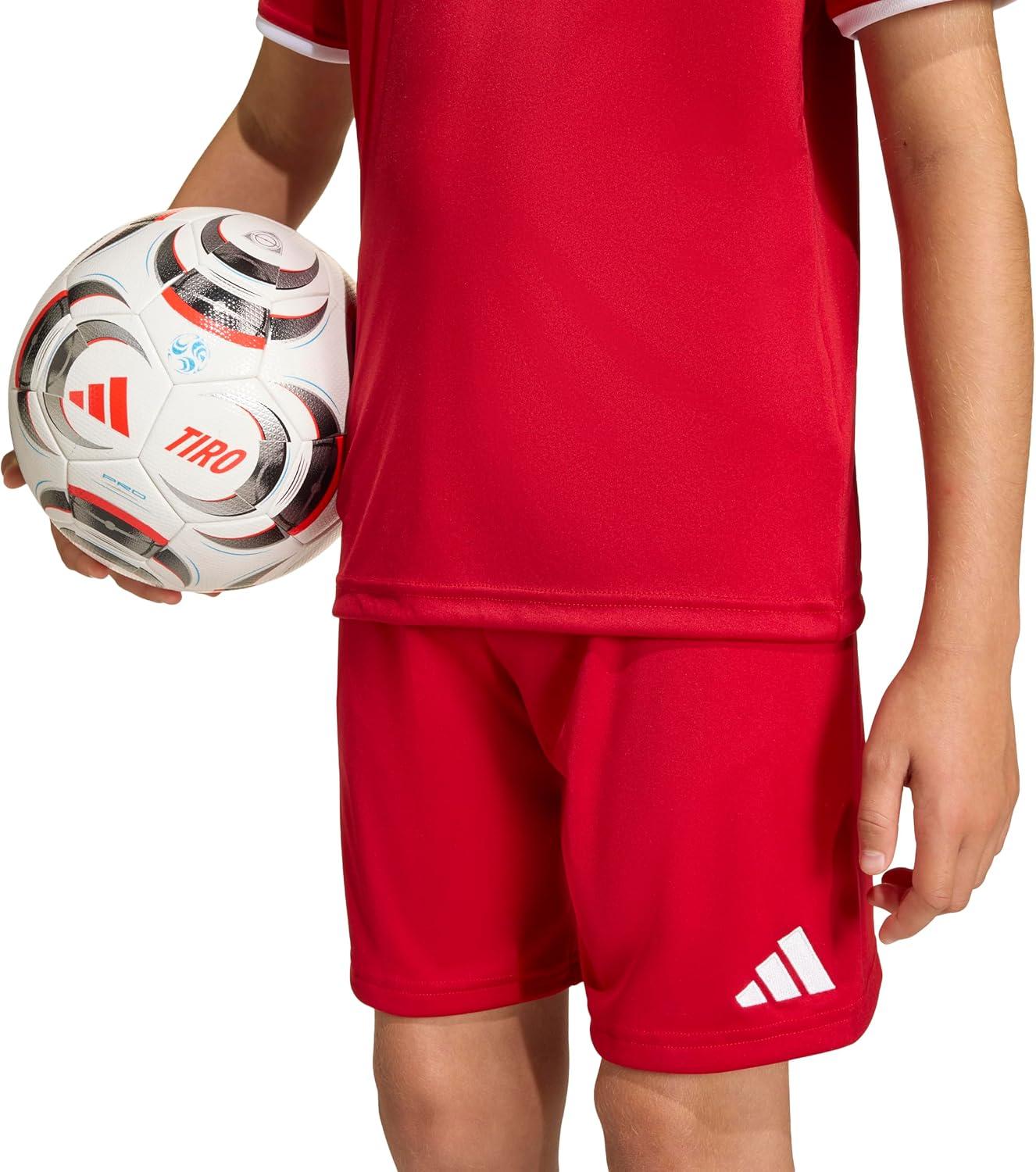 image:imageadidas UnisexChild Entrada 26 ShortsTeam Power Red White