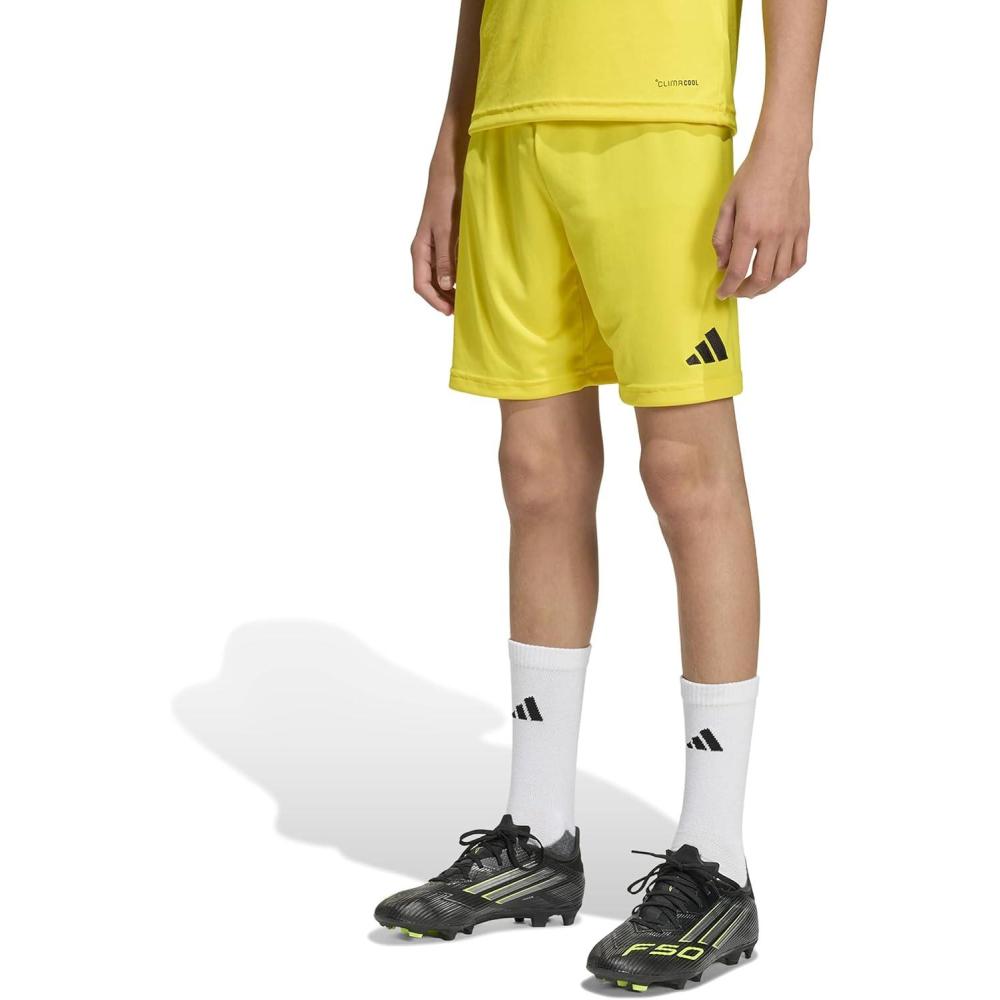 image:imageadidas UnisexChild Entrada 26 ShortsTeam YellowBlack