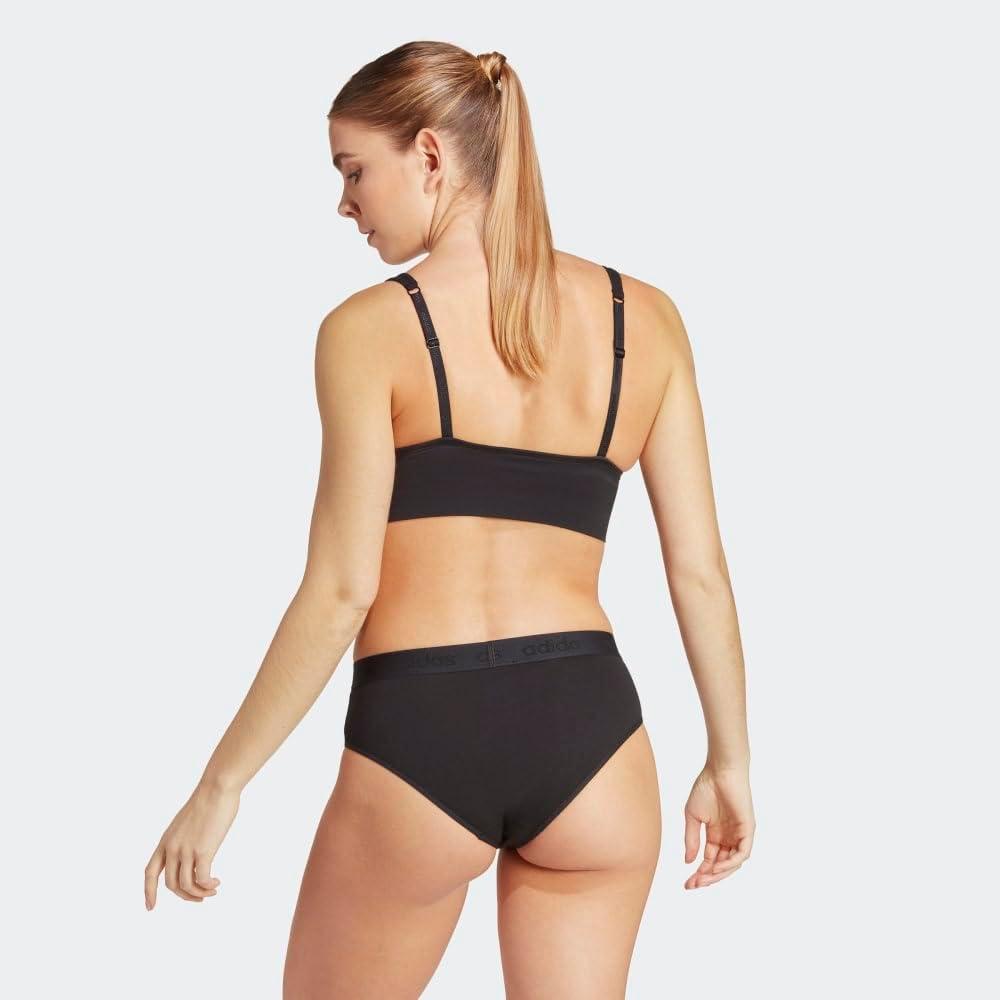 image:imageAdidas Womens MicroStretch Lounge BraSeamless Comfort amp SupportBlack