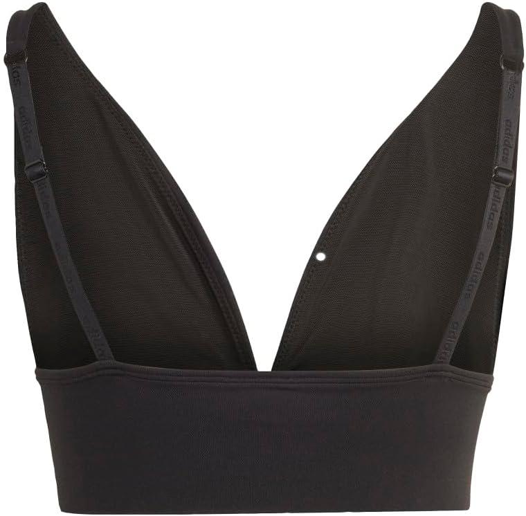 image:imageAdidas Womens MicroStretch Lounge BraSeamless Comfort amp SupportBlack
