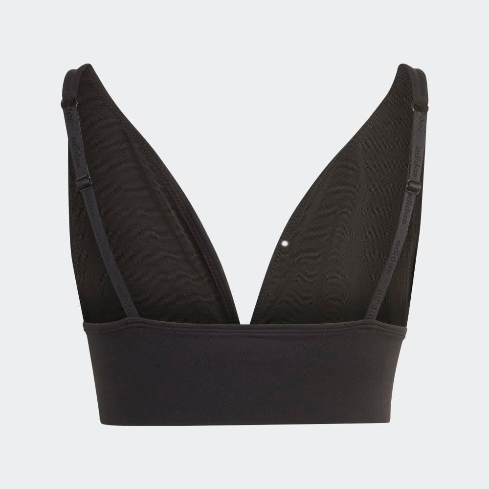 image:imageAdidas Womens MicroStretch Lounge BraSeamless Comfort amp SupportBlack