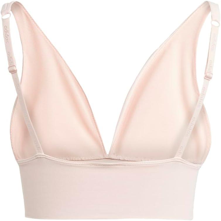 image:imageAdidas Womens MicroStretch Lounge BraSeamless Comfort amp SupportPeach Whip