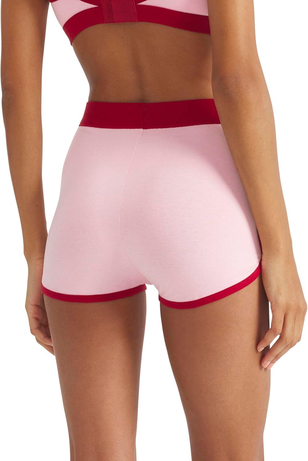 image:imageadidas Womens Active Essentials Cotton Dolphin ShortClear Pink