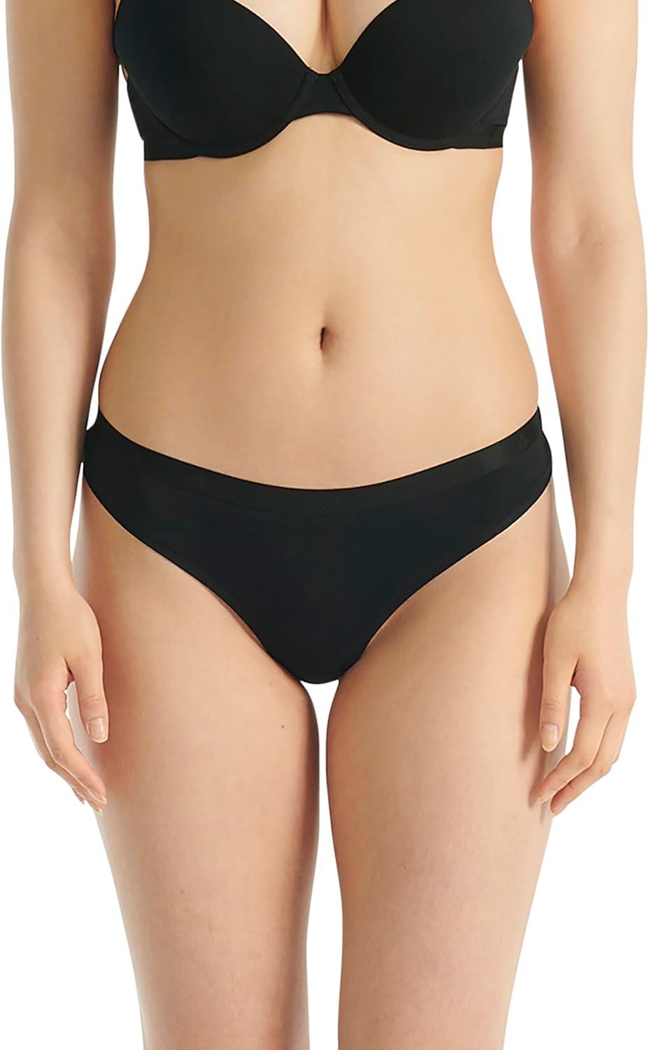 image:imageadidas Womens Active Essentials Low Rise Cotton Thong UnderwearBlack