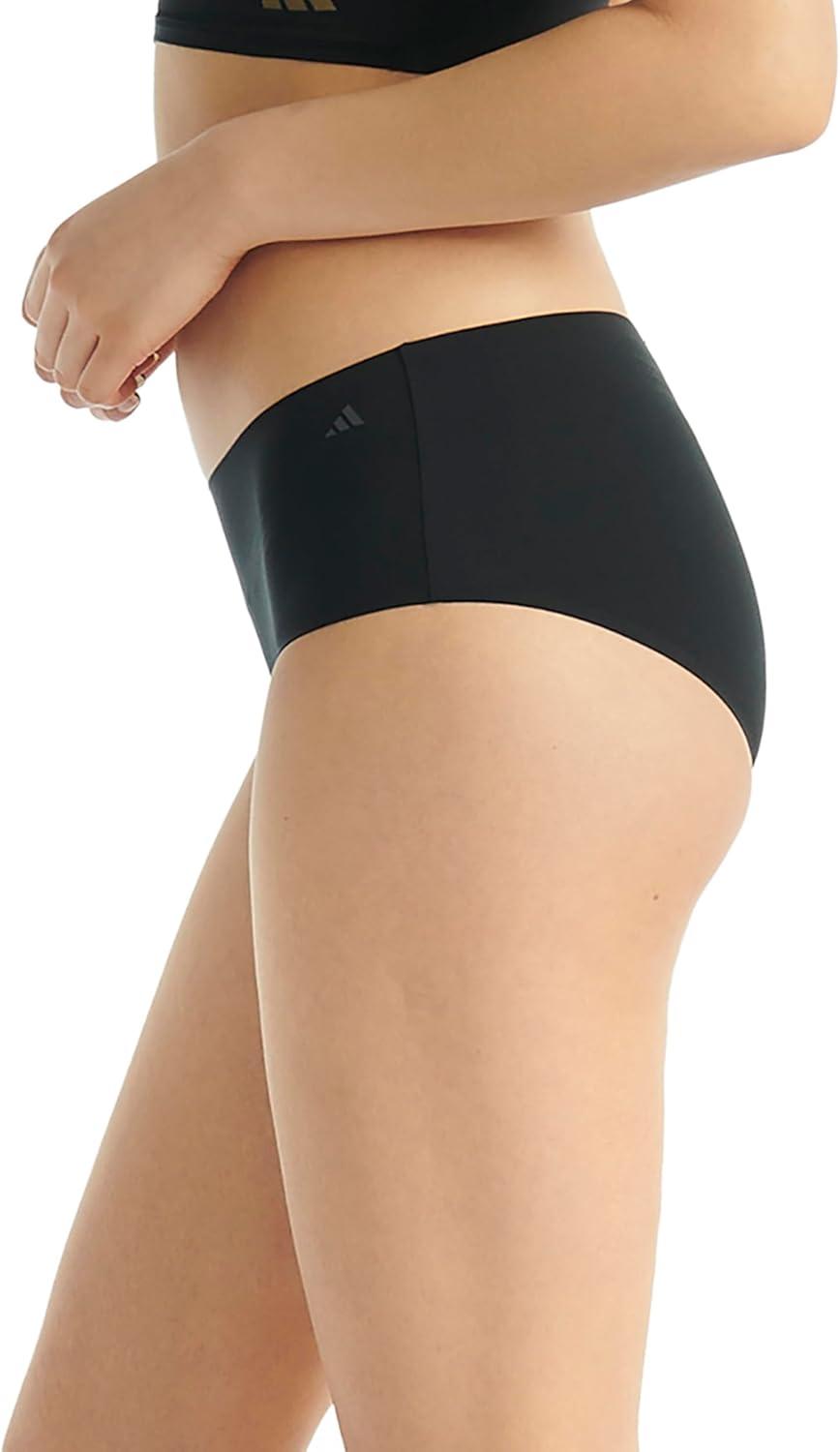 image:imageadidas Womens Active Light Flex Hipster UnderwearBlack Sandy PinkWonder Sage