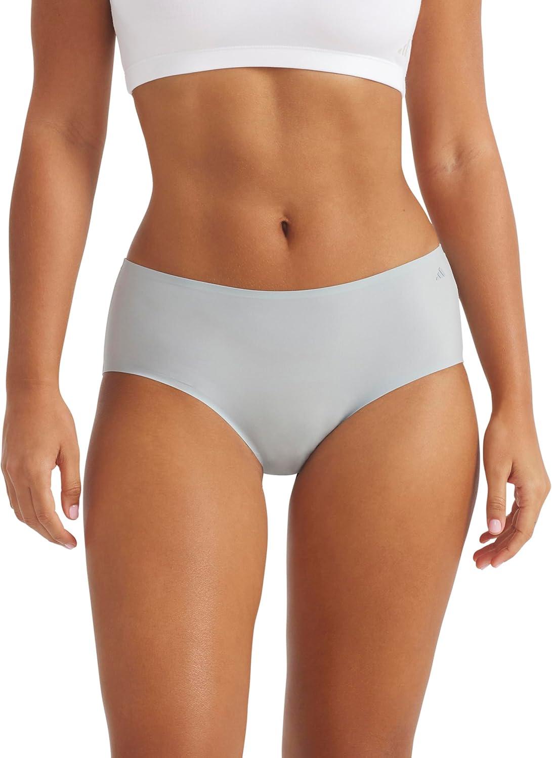 image:imageadidas Womens Active Light Flex Hipster UnderwearBlack Sandy PinkWonder Sage
