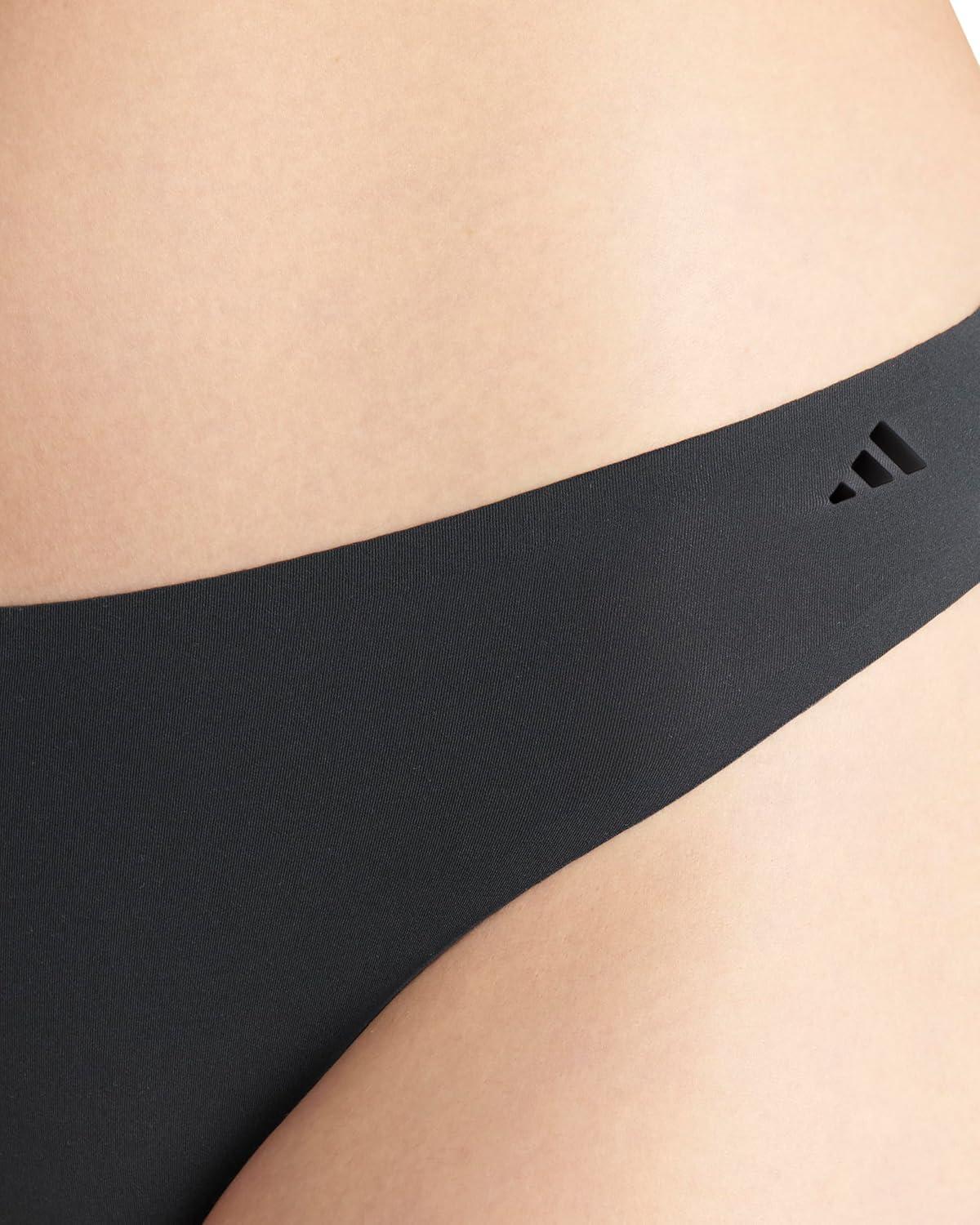 image:imageadidas Womens Active Light Flex Thong UnderwearBlackToasted AlmondSandy Pink