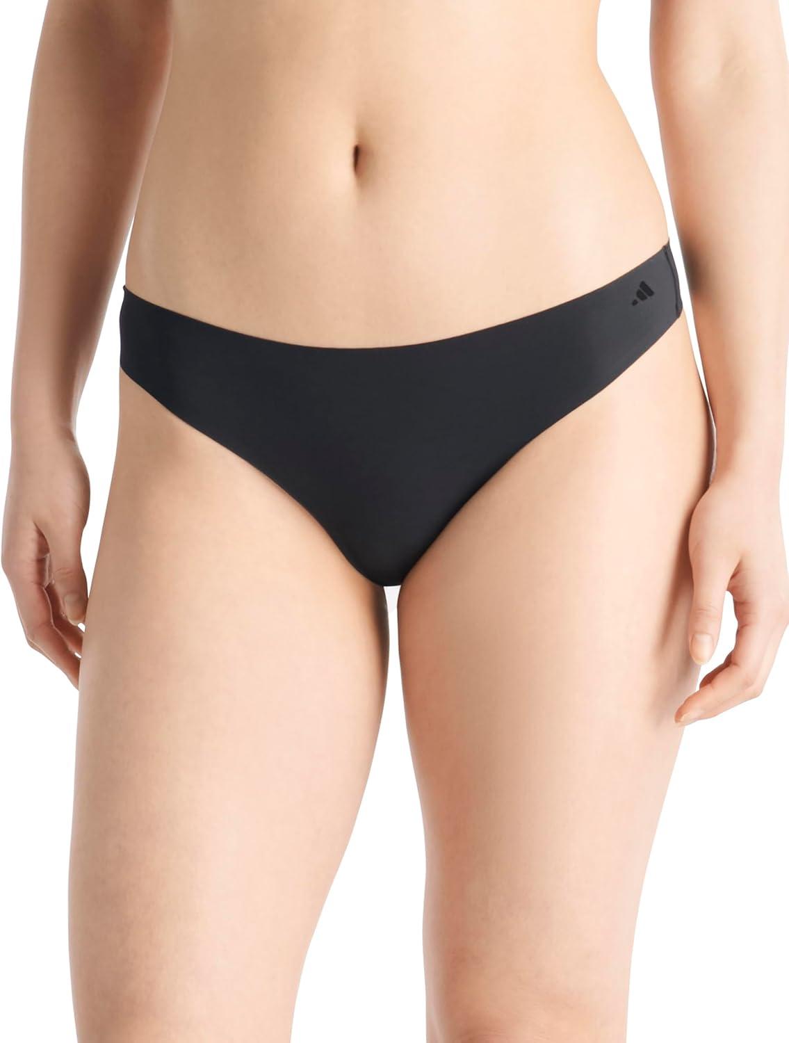 image:imageadidas Womens Active Light Flex Thong UnderwearBlackToasted AlmondSandy Pink