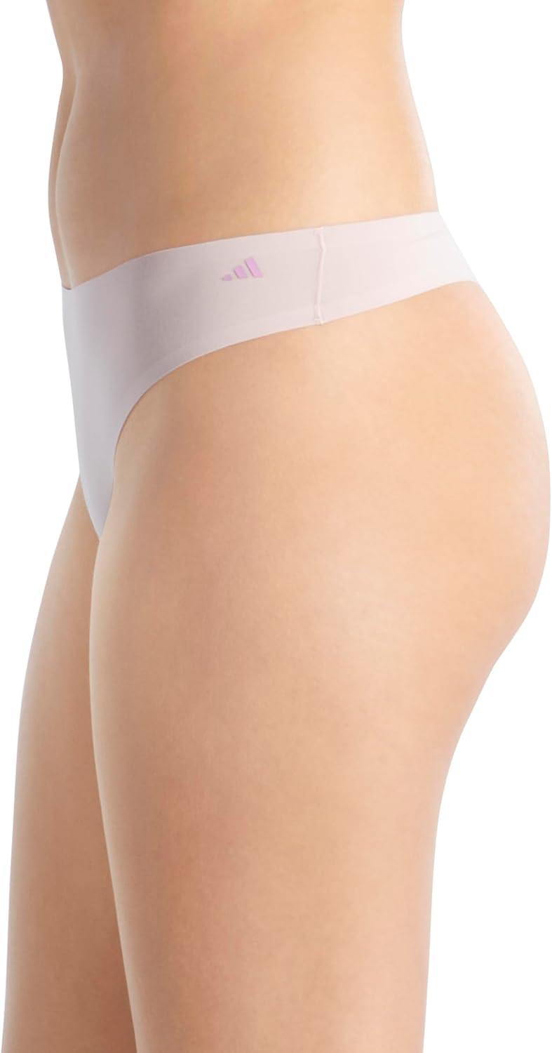 image:imageadidas Womens Active Light Flex Thong UnderwearBlackToasted AlmondSandy Pink