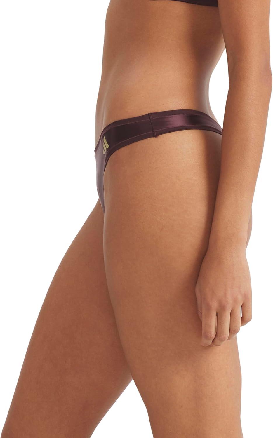 image:imageadidas Womens Active Micro Contour Thong UnderwearShadow Brown