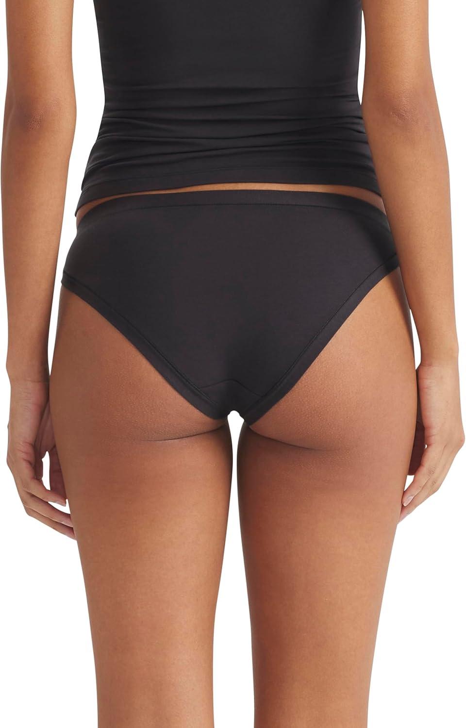 image:imageadidas Womens Active Modal Comfort Bikini UnderwearBlackWhite
