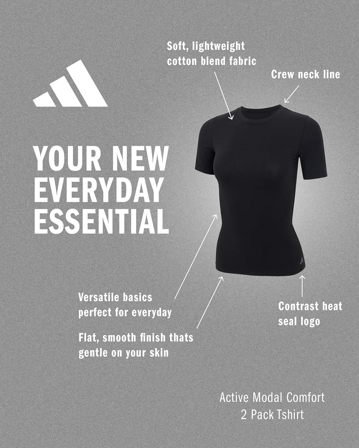 image:imageadidas Womens Active Modal Comfort TShirtWhite