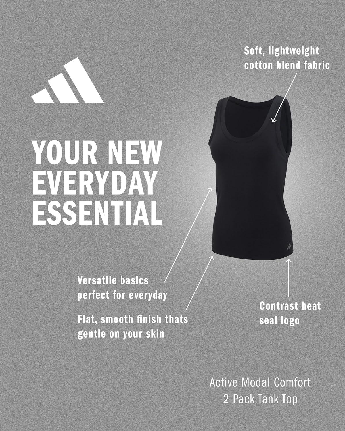 image:imageadidas Womens Active Modal Comfort Tank TopWhite