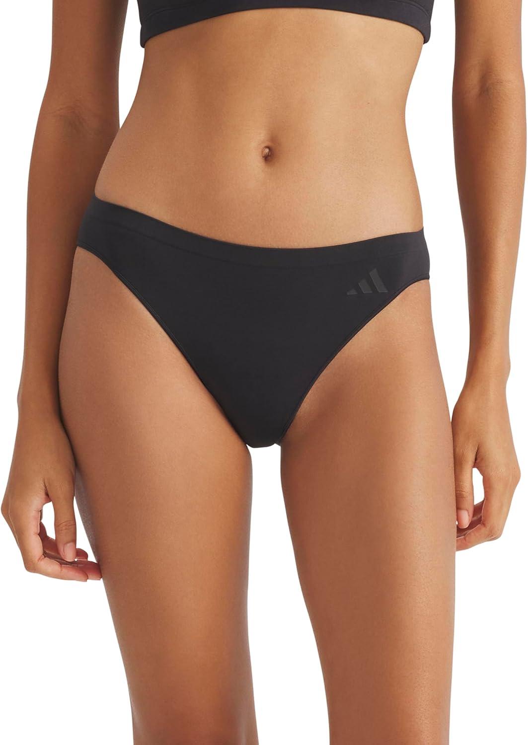 image:imageadidas Womens Active Seamless Bikini Brief UnderwearBlack