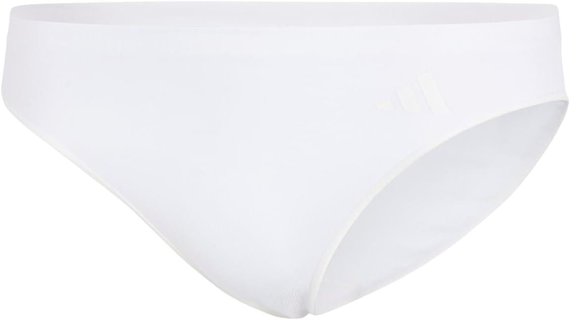 image:imageadidas Womens Active Seamless Bikini Brief UnderwearEasy CoralWhiteGlow Blue