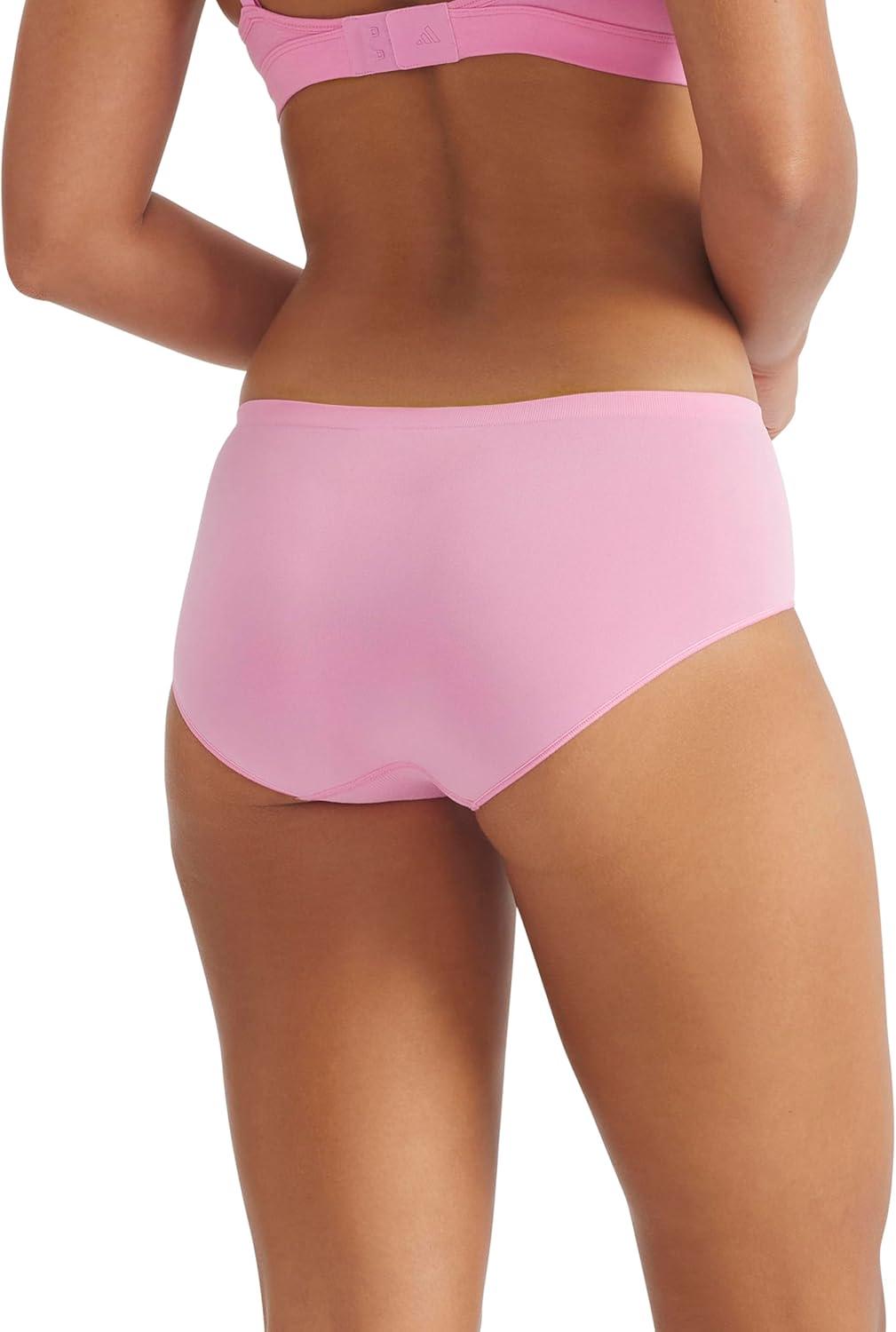 image:imageadidas Womens Active Seamless Hipster UnderwearActive MaroonWonder AluminaSt Tropic Bloom